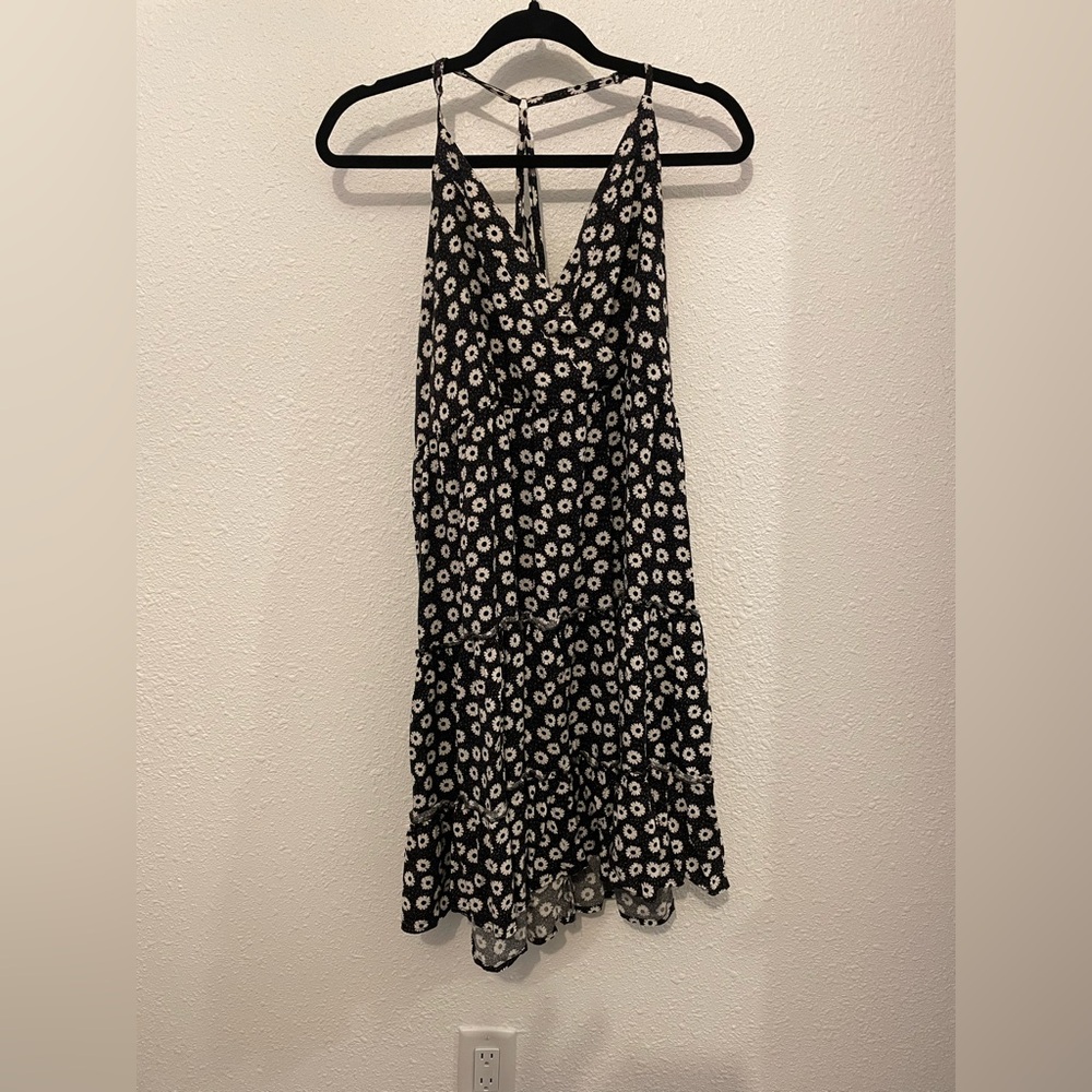 Maurices Floral Tiered Macrame Back Flowy Dress Women’s Size XL